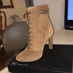 Suede INC lace up boots